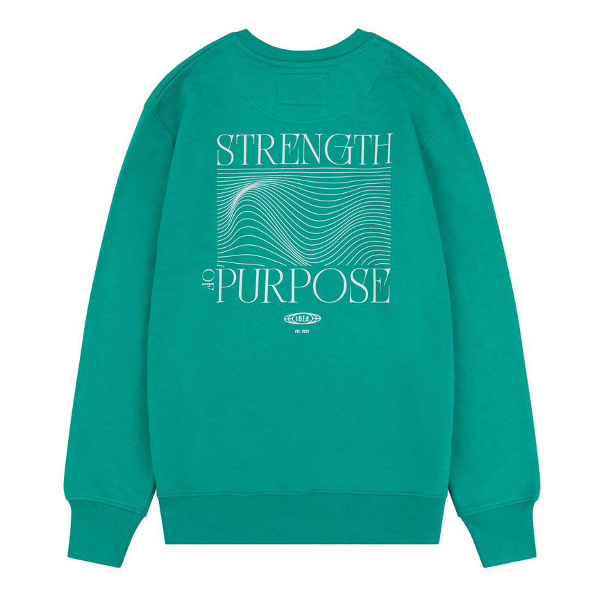 Strength of Purpose Vintage Green Sweatshirt