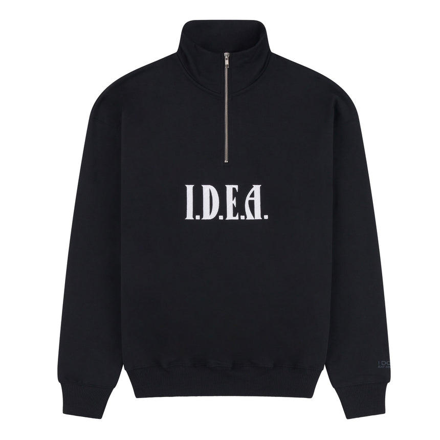 I.D.E.A. Embroidered Quarter Zip Sweatshirt